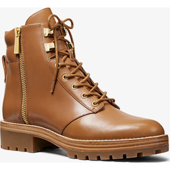 rosario leather combat boot